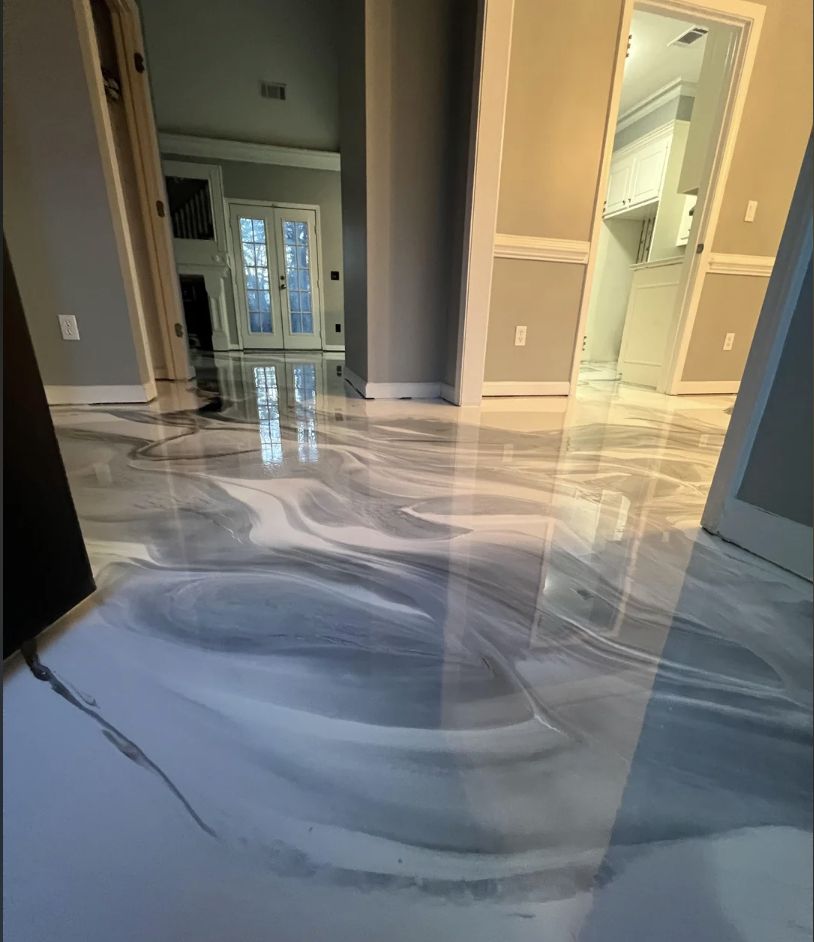 metallic epoxy flooring Tucson AZ
